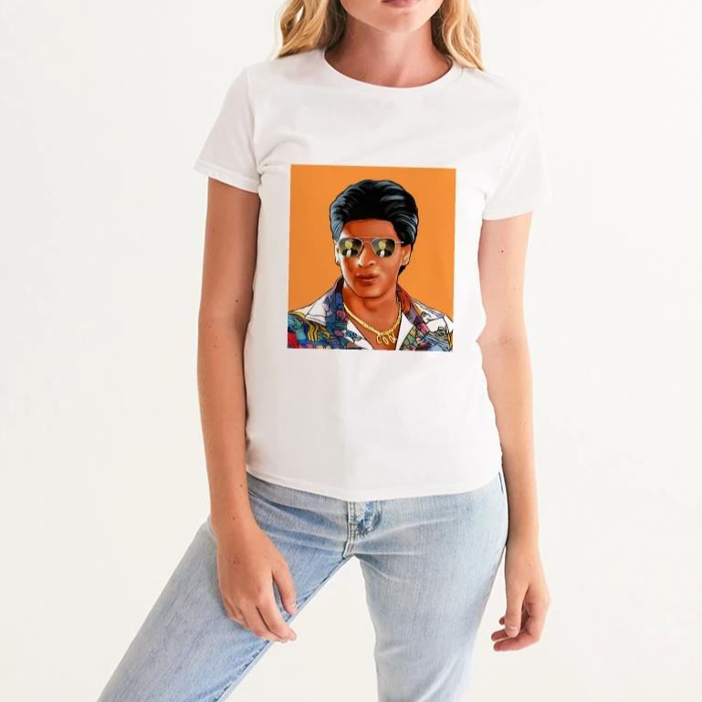 The Mashup Women's Tee - Shah Rukh & Roger
