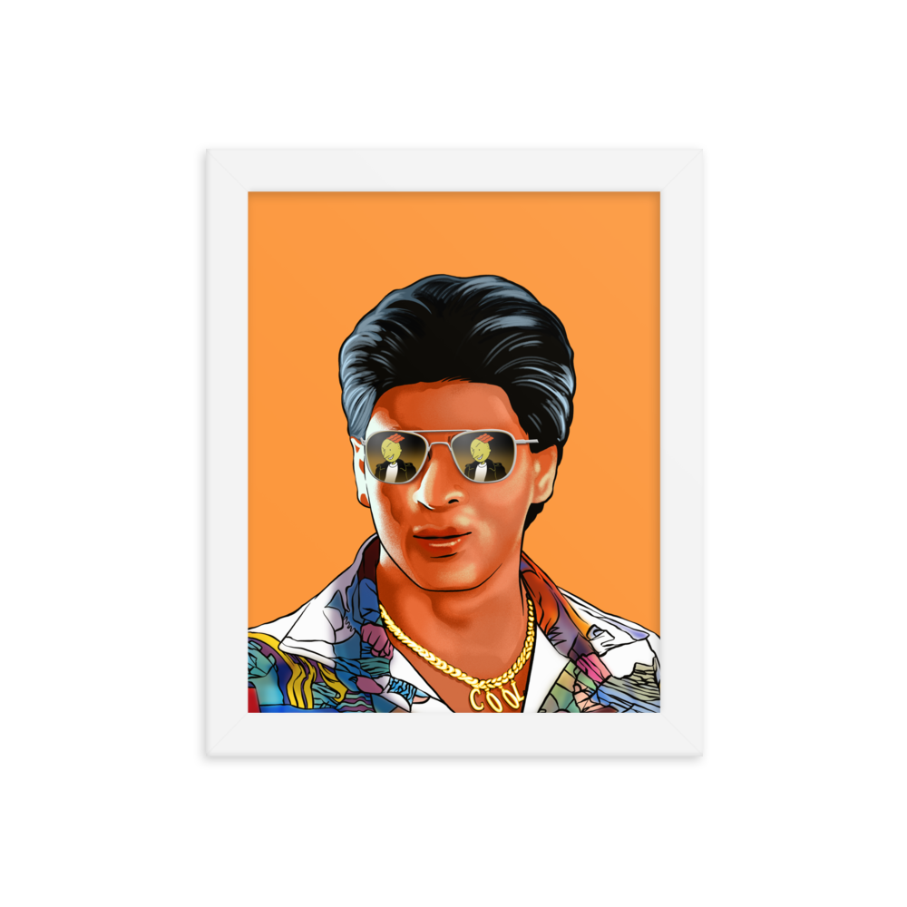 The Mashup Print - Shah Rukh & Roger