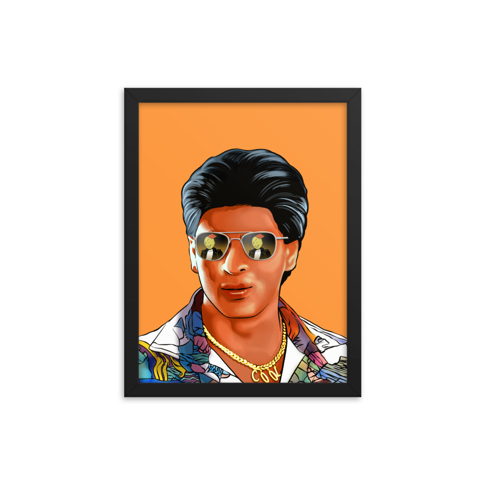 The Mashup Print - Shah Rukh & Roger