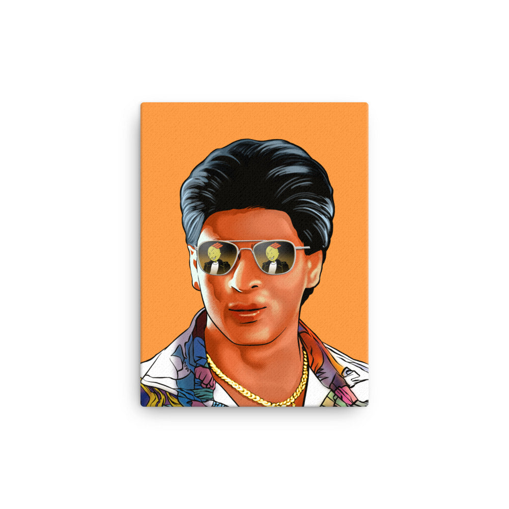 The Mashup Canvas Art - Shah Rukh & Roger