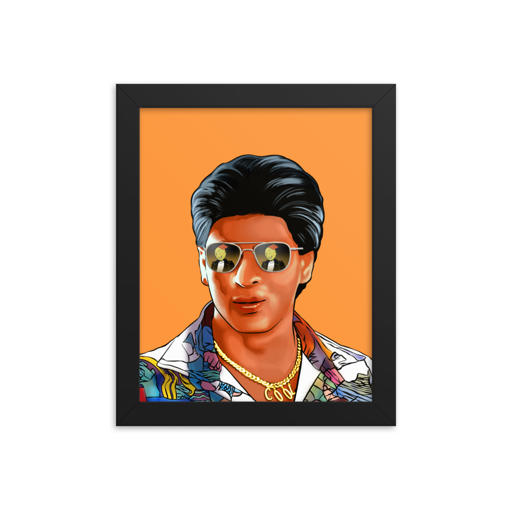 The Mashup Print - Shah Rukh & Roger