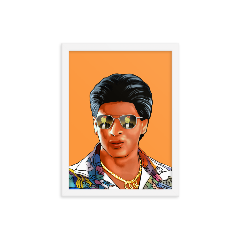 The Mashup Print - Shah Rukh & Roger