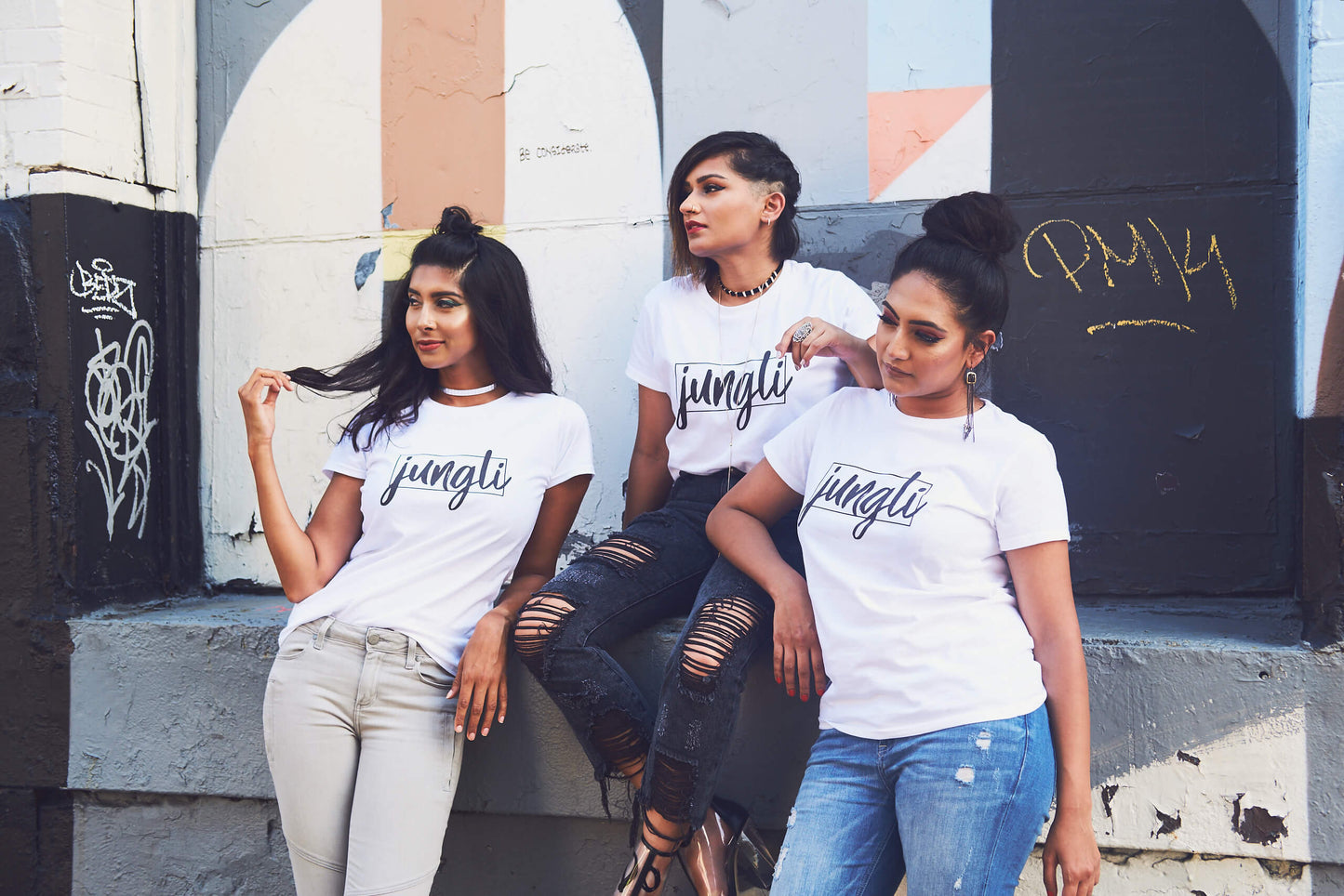 The Jungli Tee - our classic, black-and-white streetwear tee is  dedicated to those that aren't afraid to challenge the status quo and be themselves.